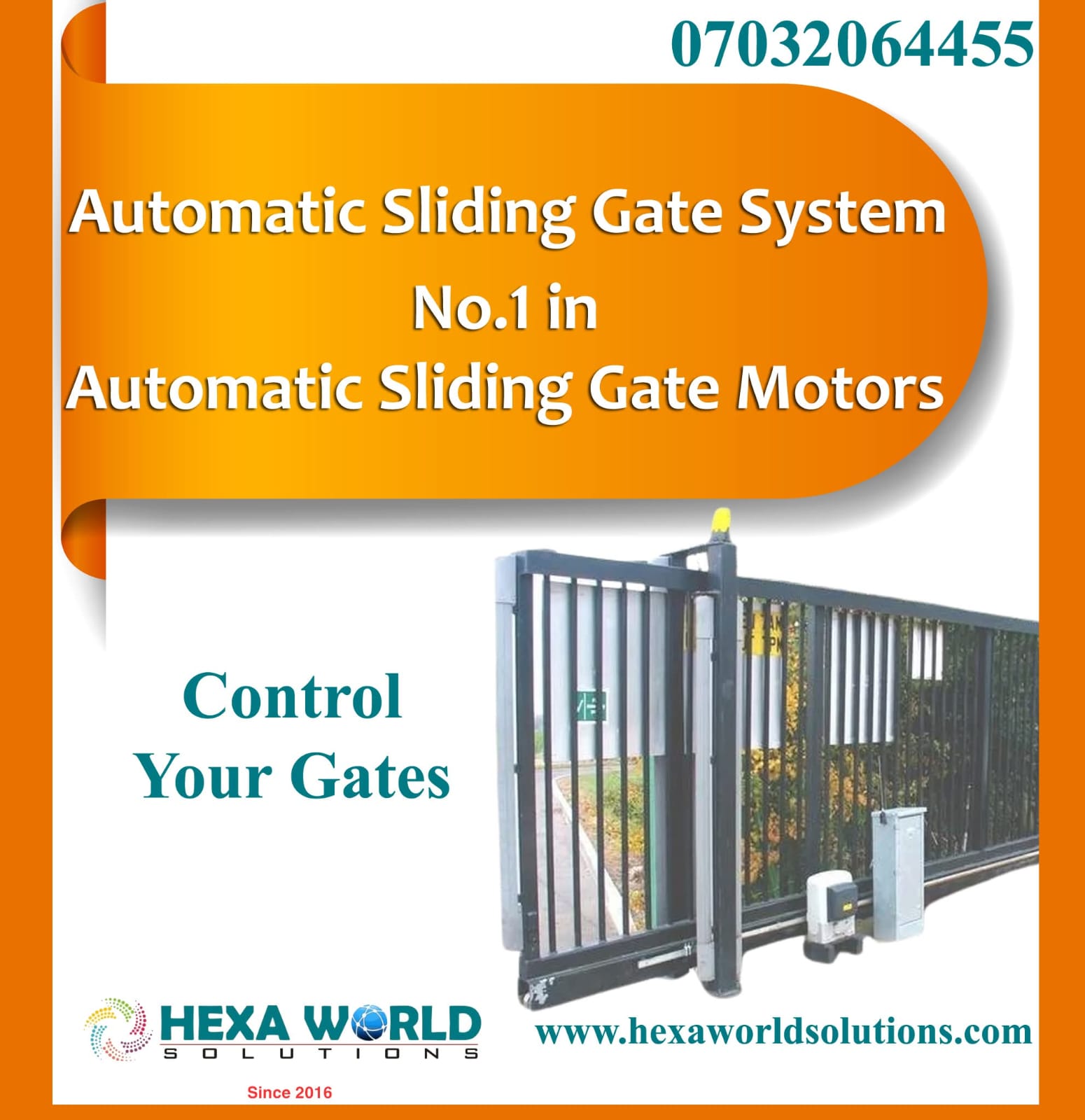 Premium Sliding Gate Solutions and Automatic Gates in Hyderabad by Hexaworld
