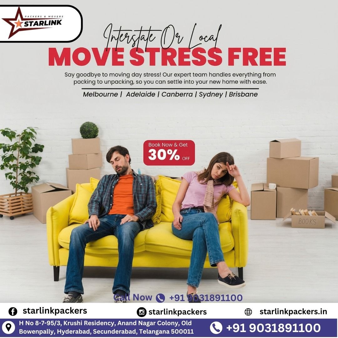 Starlink Packers and Movers Hyderabad