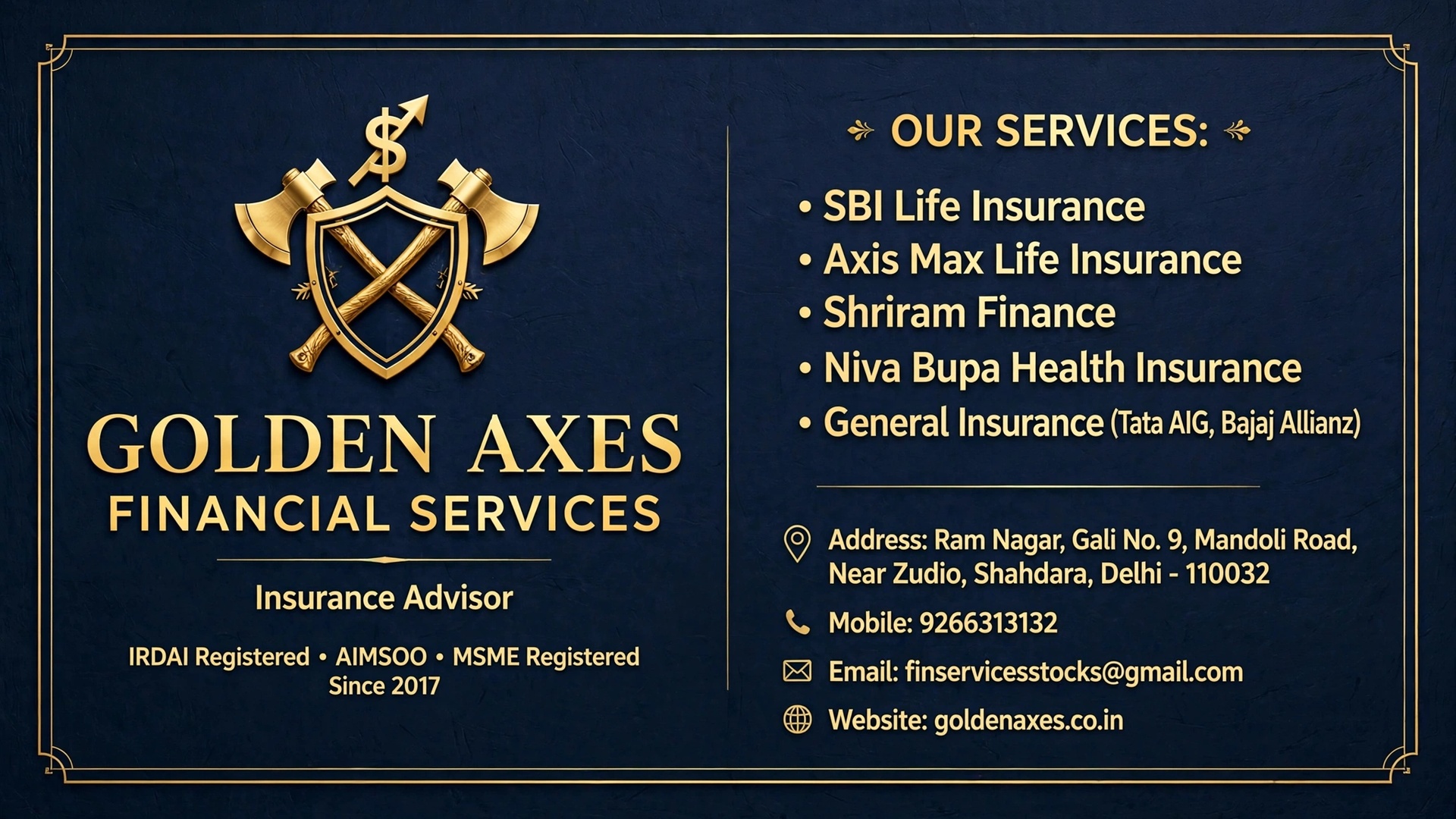 Golden Axes Financial Services 