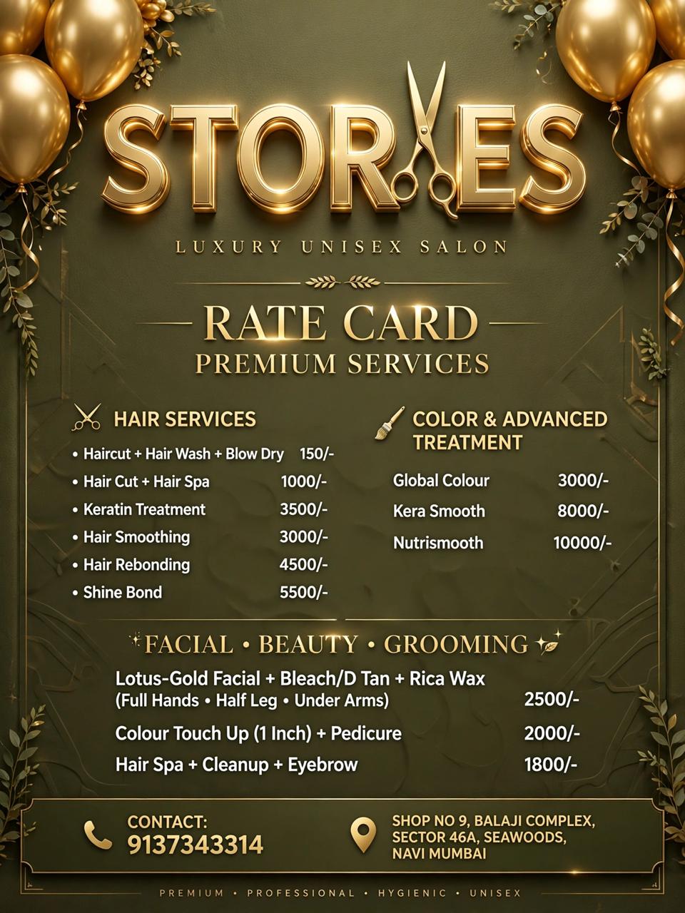 Stories Unisex Salon 