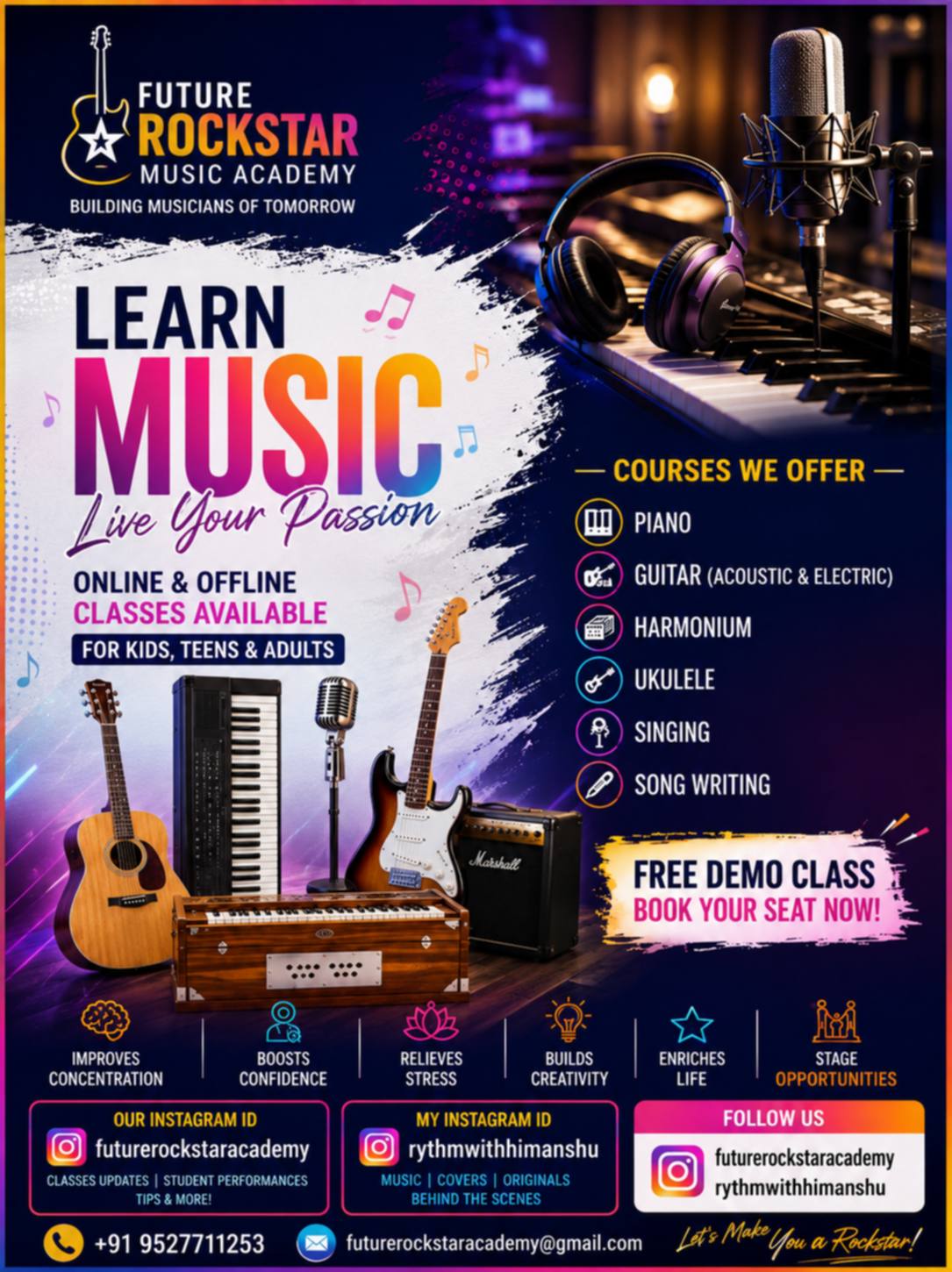 Future Rockstar Music Classes