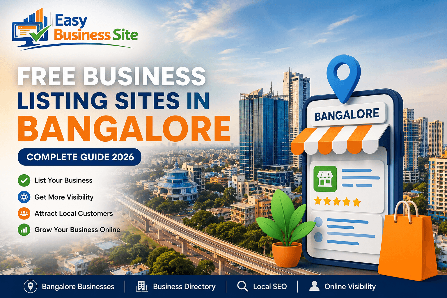 Free Business Listing Sites in Bangalore: Complete Guide 2026 | Easy Business Site