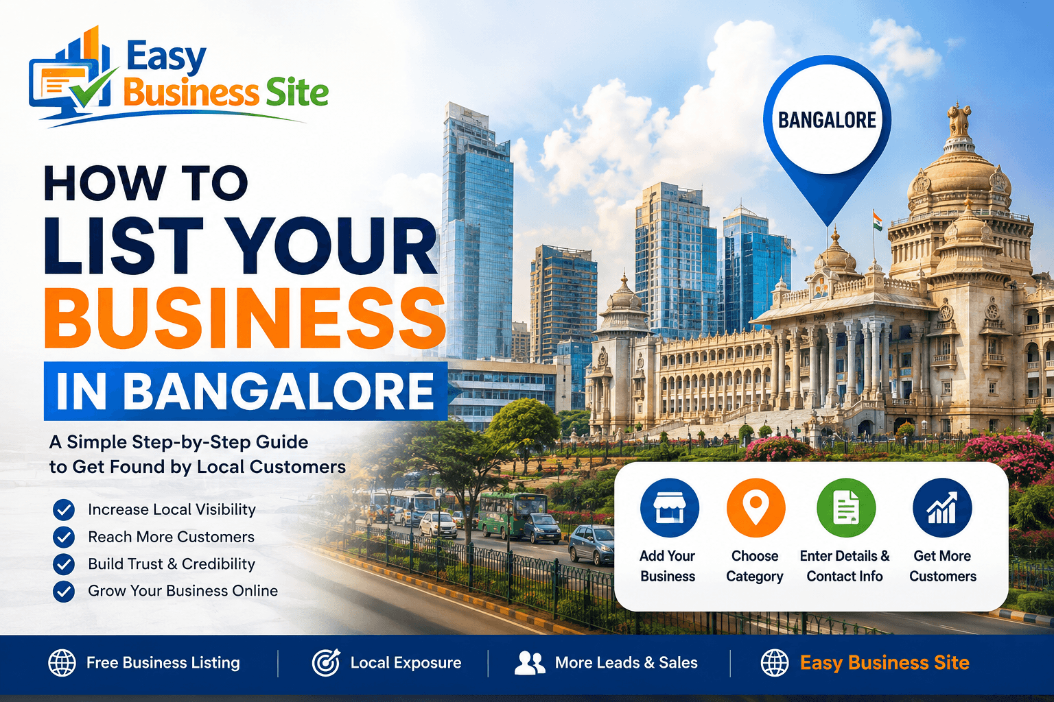 How to List Your Business in Bangalore – Complete Guide | Easy Business Site